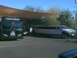 hummer limo showroom rear 300x225 mirage limousines