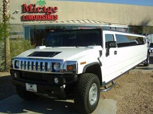 hummer limo white 300x225 mirage limousines