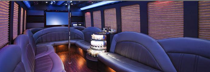 limo bus inside mirage limousines