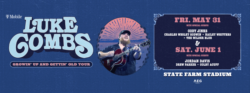 Luke-Combs-Main-Image-Glendale-Arizona-May-31st-and-June-1st Ride With Mirage Limo